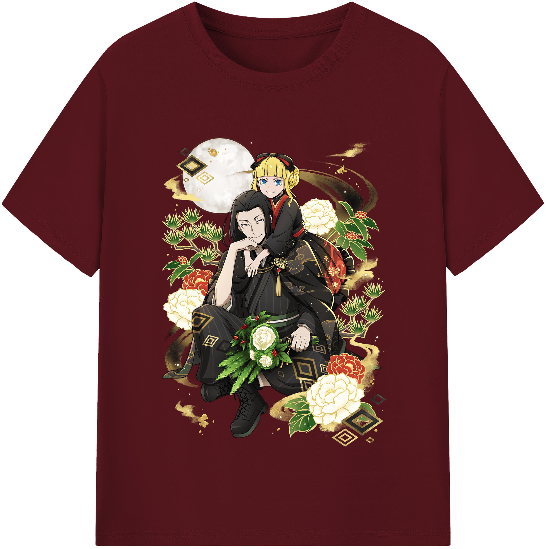 （画像用） 文豪ストレイドッグス Bungo Stray Dogs 綿100％半袖Tシャツ（フロントプリント）